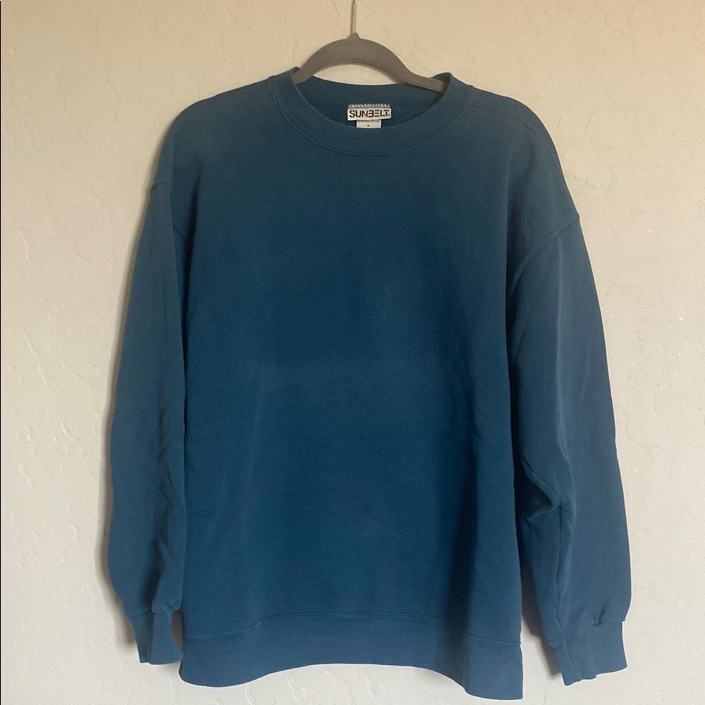 Vintage Sunbelt Blue Women’s Sweatshirt Size Large